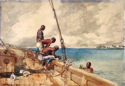 The Conch Divers by Winslow Homer